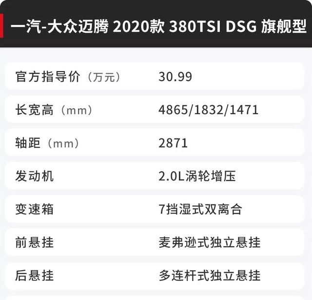 大众标下带字母的迈腾多少钱,大众迈腾依然是家用车的实用之选图2