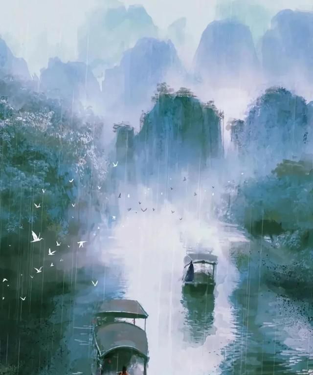 江南烟雨的唯美古诗词,如何描写江南烟雨的古诗图2