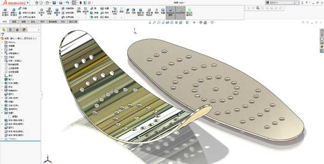 solidworks曲面实体怎么转换成钣金图3