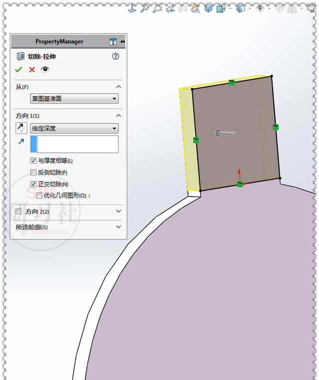 solidworks曲面实体怎么转换成钣金图18