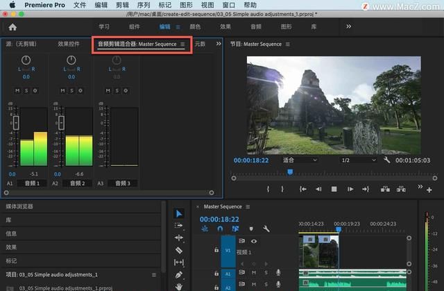 pr如何调音频效果,pr音频入门详细教程图3
