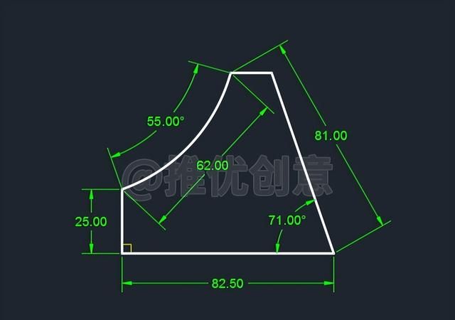 cad2007起点 端点画圆弧图1