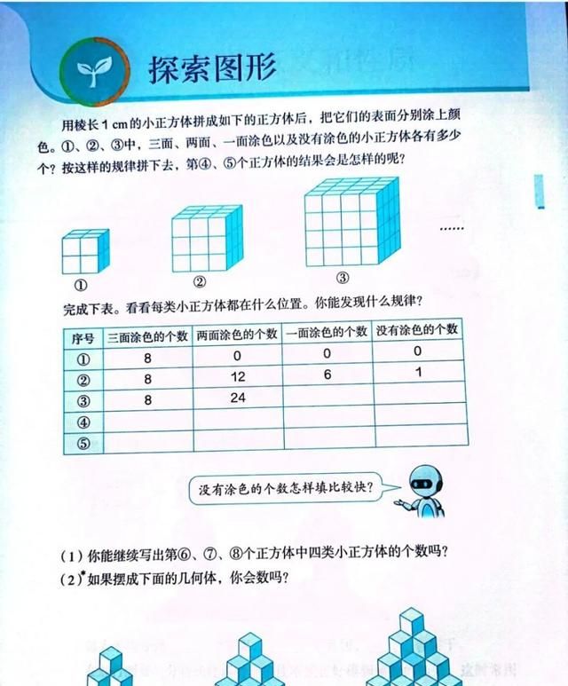 五年级数学长方体和正方体100题图27