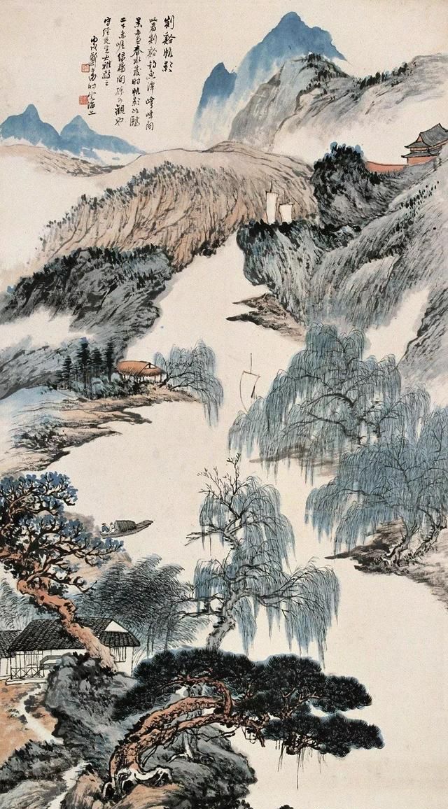 用铅笔画一幅完整的柳树画,画一幅简单又漂亮的柳树和柳条图3