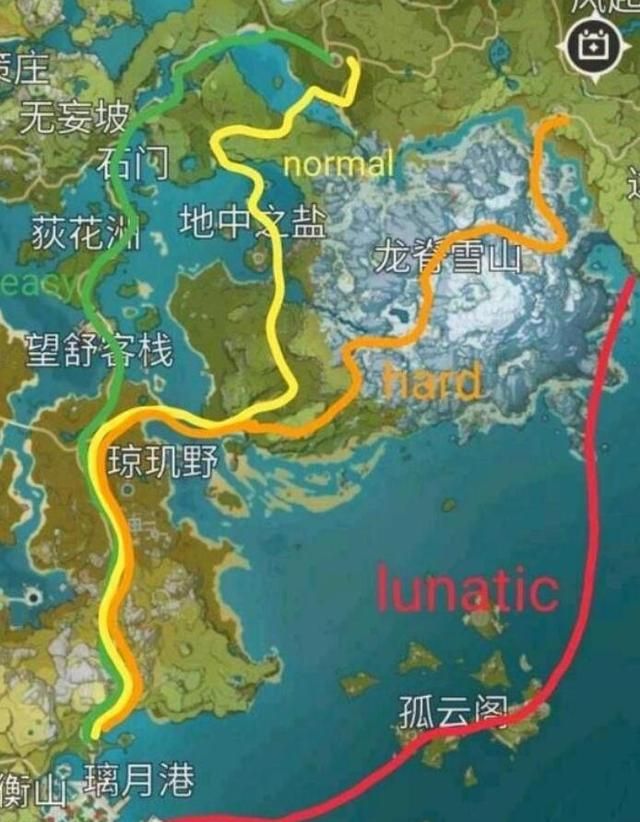 原神蒙德到璃月路线(原神新手蒙德城刷到璃月港要多久)图1