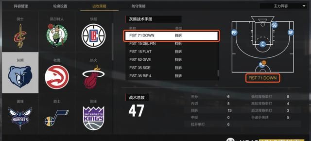 nba2k好用的三分战术图8