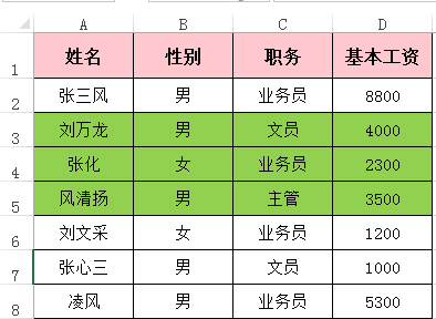 excel函数sumifs通配符图3