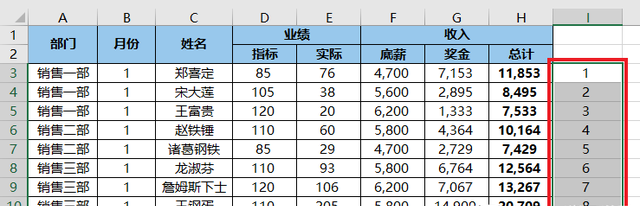 excel技巧一分钟搞定工资条图3