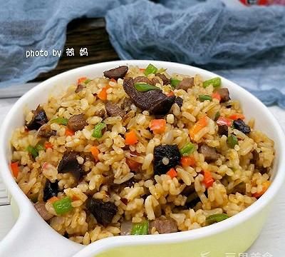 香菇瘦肉炒饭的做法,香菇牛肉炒饭的做法图11