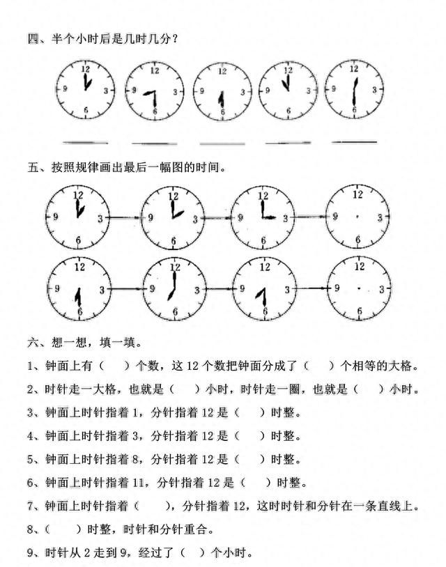 孩子不会算时间的题目,家长可以这样做吗图5