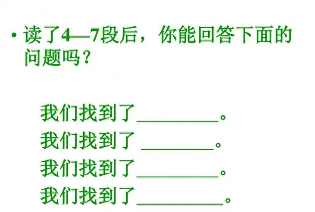 部编版二年级下册语文找春天重点图35