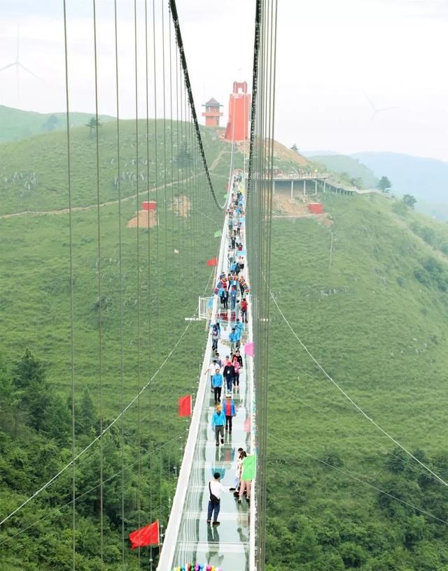 漫游宜昌空中玻璃漂流滑道图14