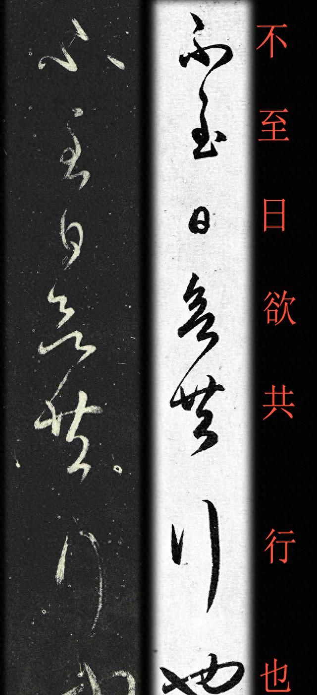 赵孟頫与王羲之对照字帖(东晋王羲之采菊帖五种)图11