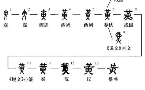 黄字的本义(黄字本义)