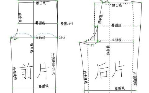 纯干货分享裤子裁剪制版详细讲解