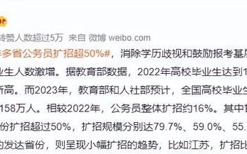 2023年江苏省公务员扩招还是缩招