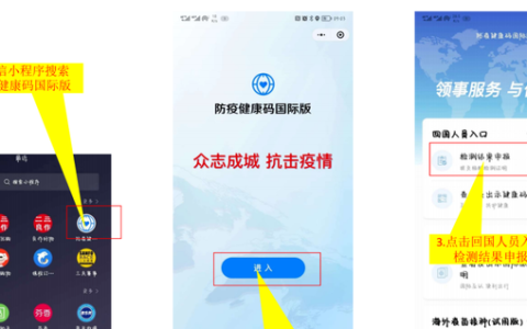 最新国际健康码申请流程
