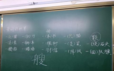 小学一二年级量词大全,一年级掌握量词的技巧