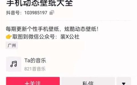 新手操作抖音壁纸号的详细流程,抖音壁纸号怎么养成