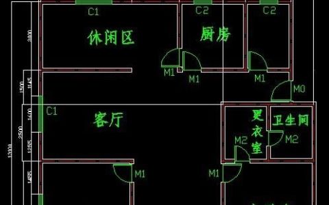 cad室内设计平面图画法