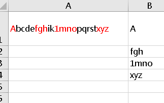 Excel VBA学习笔记：单元格的characters 属性，取关键字用