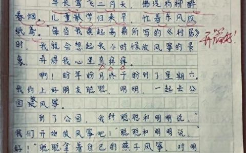 放风筝告诉我们一个什么道理