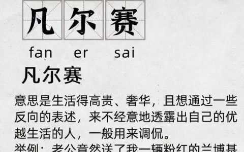 凡尔赛文学经典句子